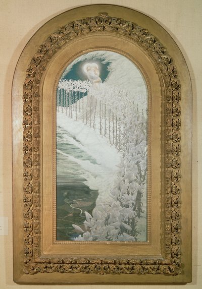 Maagd van de Lelies, 1899 door Carlos Schwabe